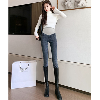 Γυναικείο τζιν με ψηλόμεσο - εφαρμοστό μοντέλο για εγκύους