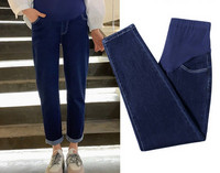 Casual γυναικείο τζιν παντελόνι εγκυμοσύνης