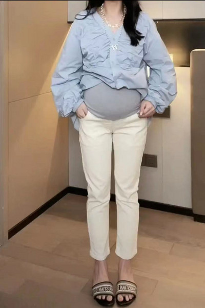 Naiste kõrge vöökohaga rasedapüksid