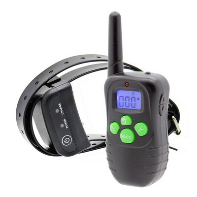 Atsparus vandeniui ir įkraunamas nuotolinis naminių šunų dresavimo antkaklis su LCD ekranu b200g20