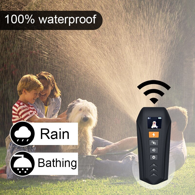 Νέο Ηλεκτρικό κολάρο εκπαίδευσης σκύλων 800m Τηλεχειριστήριο κατοικίδιων αδιάβροχο επαναφορτιζόμενο κραδασμό με οθόνη LCD κατάλληλο για όλους τους σκύλους