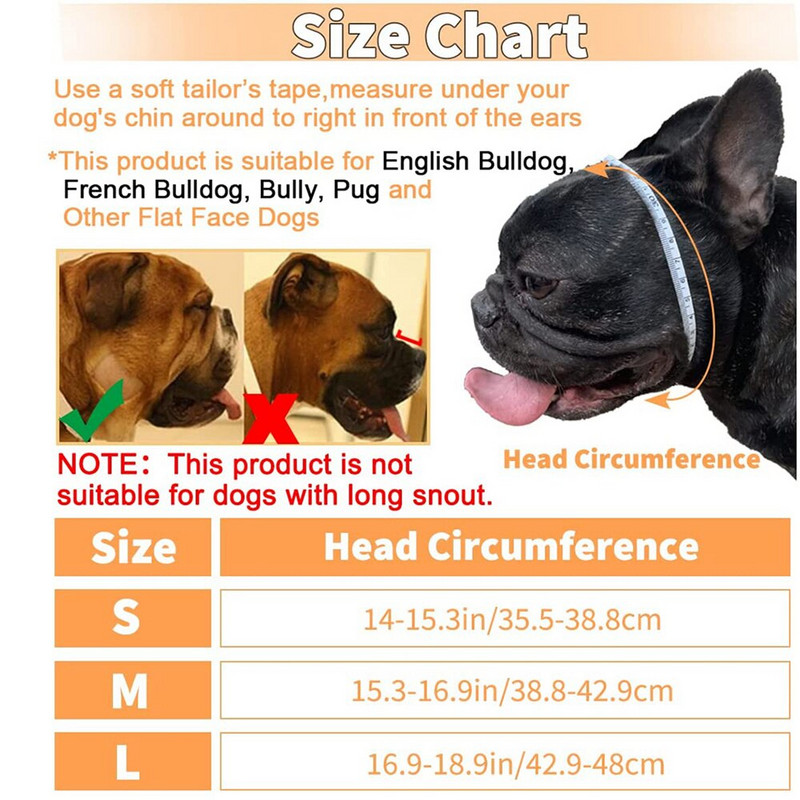Rövid orrú kutyapofa, puha szilikon lapos arcú szájkosár francia bulldog shih tzu és mopsz számára a harapás rágáshoz, nyaláshoz és vőlegényhez