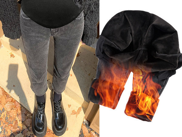 Φθινοπωρινό Χειμερινό ψηλόμεσο τζιν εγκυμοσύνης