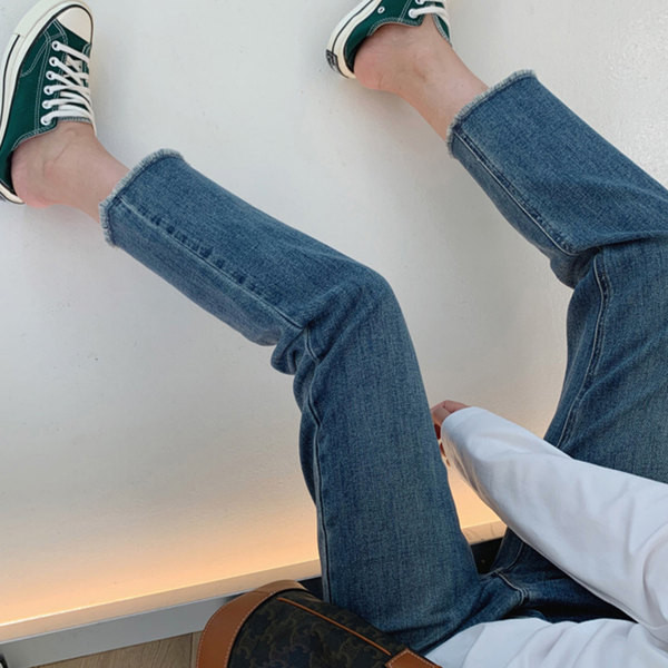 Blugi de maternitate model nou cu talie inalta si buzunar