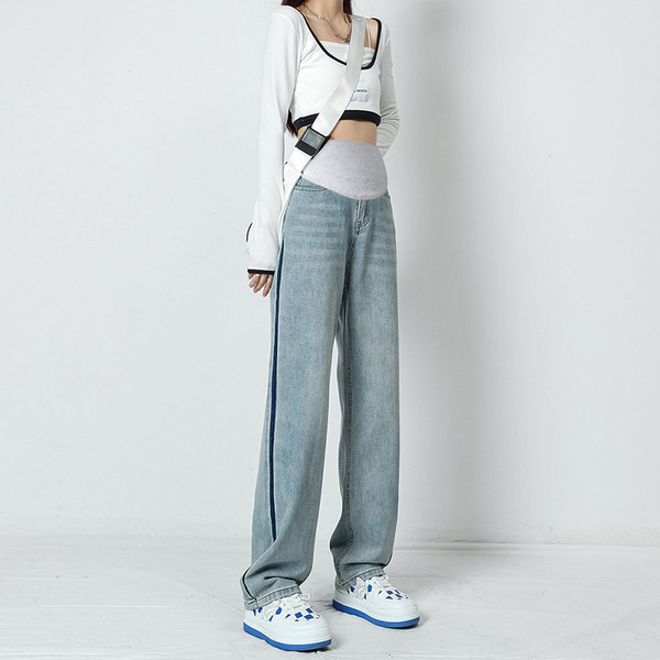 Νέο μοντέλο γυναικείο τζιν με ψηλόμεσο σε μπλε χρώμα