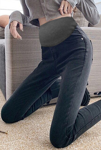 Μοντέρνο τζιν για εγκύους σε δύο χρώματα