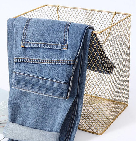 Kõrge vöökohaga laia säärega raseda- ja taskuteksad