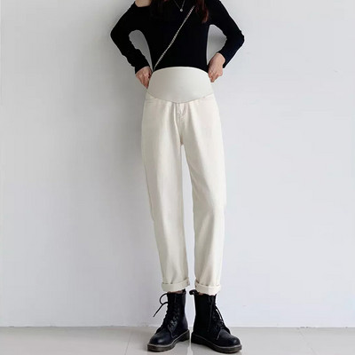 Casual γυναικείο τζιν για εγκύους σε τρία χρώματα