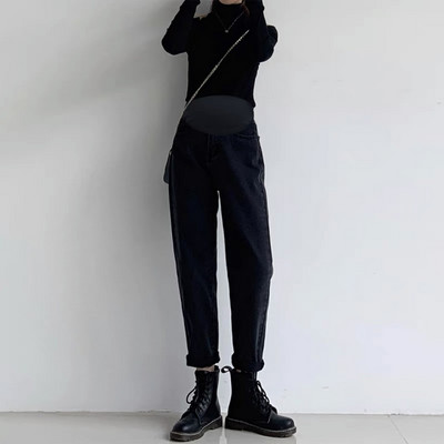 Casual γυναικείο τζιν για εγκύους σε τρία χρώματα