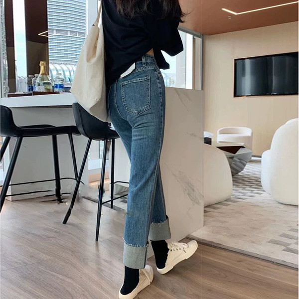 Γυναικείο ψηλόμεσο τζιν εγκυμοσύνης