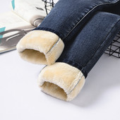 Χειμερινό γυναικείο τζιν για εγκύους σε δύο χρώματα