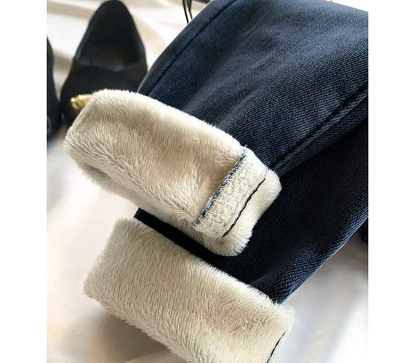 Χειμερινό γυναικείο τζιν για εγκύους σε δύο χρώματα