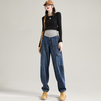 Γυναικεία casual ψηλόμεση τζιν εγκυμοσύνης