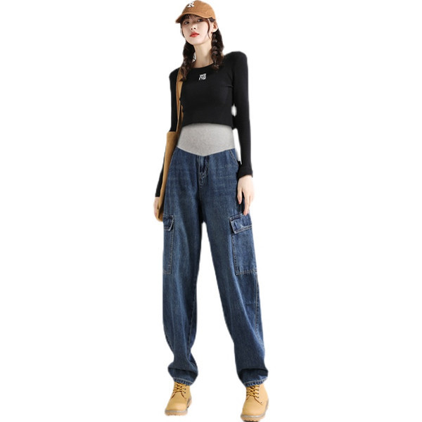 Γυναικεία casual ψηλόμεση τζιν εγκυμοσύνης