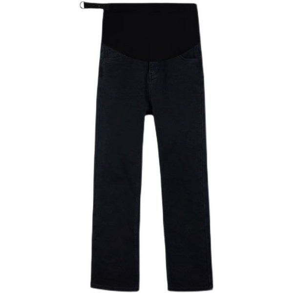 Įprasti džinsai aukštu liemeniu nėščiosioms