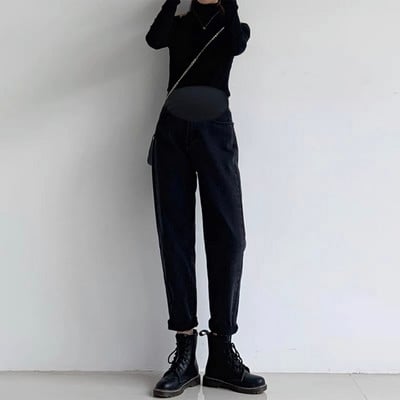 Nový model dámskych tehotenských džínsov s vysokým pásom