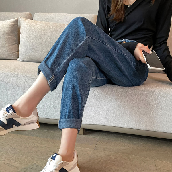 Casual γυναικείο τζιν με ή χωρίς φόδρα