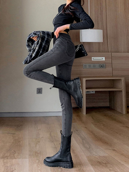 Γυναικείο τζιν εγκυμοσύνης με ψηλόμεσο Slim Fit