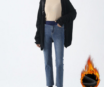 Νέο μοντέλο γυναικείο τζιν με ψηλόμεσο μήκος -9/10