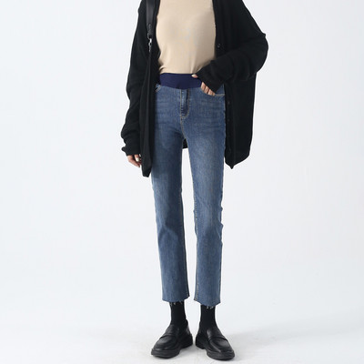 Νέο μοντέλο γυναικείο τζιν με ψηλόμεσο μήκος -9/10