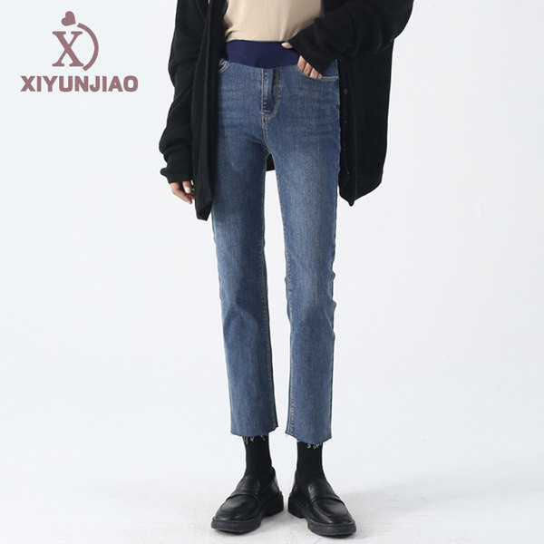 Νέο μοντέλο γυναικείο τζιν με ψηλόμεσο μήκος -9/10