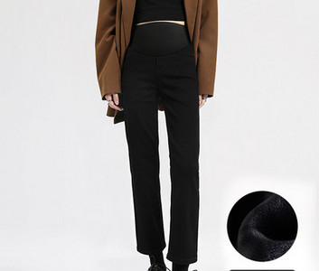 Μοντέρνο γυναικείο τζιν με ψηλόμεσο - μαύρο και μπλε χρώμα