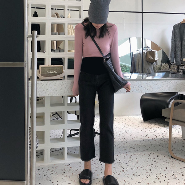 Casual τρίχρωμο τζιν εγκυμοσύνης