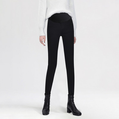 Kõrge vöökohaga slim fit rasedate teksad mitmes värvitoonis