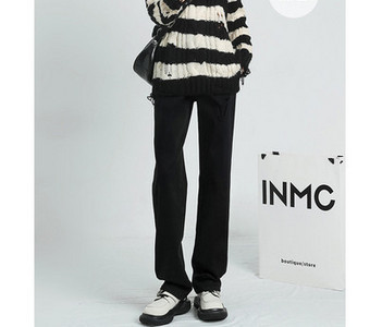 Γυναικείο ψηλόμεσο τζιν εγκυμοσύνης ίσιο μοντέλο