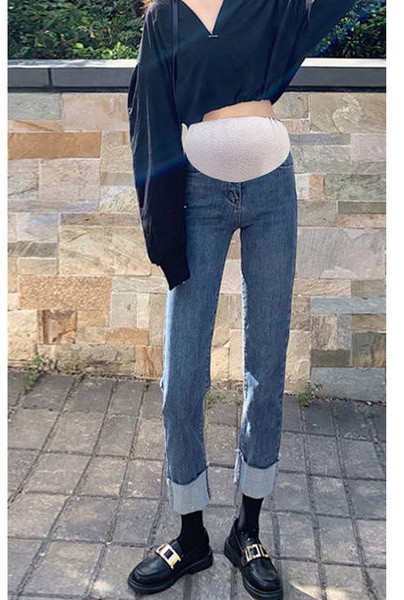 Casual γυναικεία τζιν - για έγκυες γυναίκες