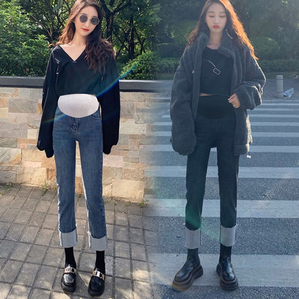 Casual γυναικεία τζιν - για έγκυες γυναίκες