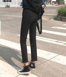 Γυναικείο casual τζιν για εγκύους σε σκούρο και ανοιχτό χρώμα