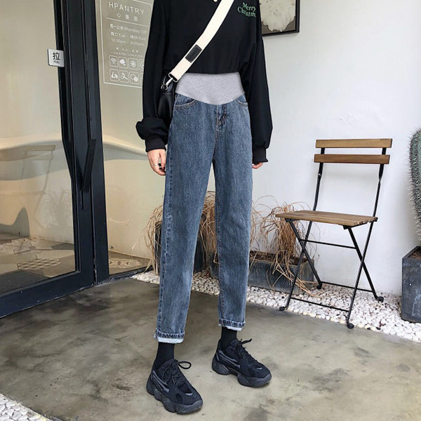 Blugi dama - talie inalta pentru gravide