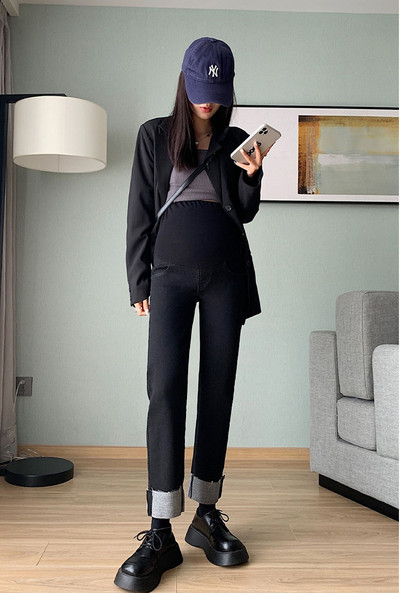 Γυναικεία μοντέρνα τζιν για έγκυες γυναίκες