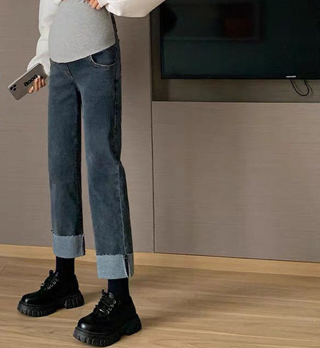 Γυναικεία μοντέρνα τζιν για έγκυες γυναίκες