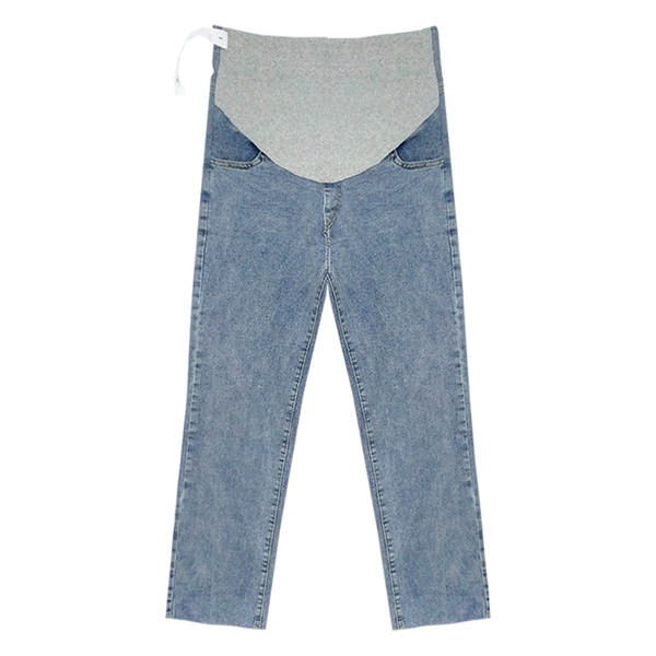 Μοντέρνο ψηλόμεσο τζιν για γυναίκες με τσέπη