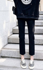 Γυναικείο ψηλόμεσο τζιν εγκυμοσύνης με τσέπη