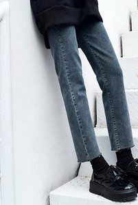 Γυναικείο ψηλόμεσο τζιν εγκυμοσύνης με τσέπη