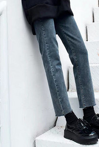 Γυναικείο ψηλόμεσο τζιν εγκυμοσύνης με τσέπη