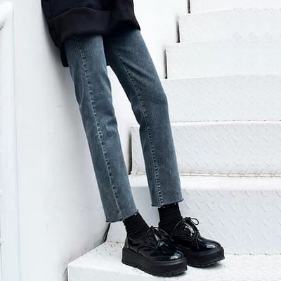 Γυναικείο ψηλόμεσο τζιν εγκυμοσύνης με τσέπη