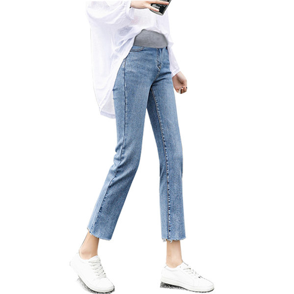 Γυναικείο ψηλόμεσο τζιν εγκυμοσύνης με τσέπη