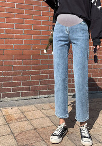 Τζιν για εγκύους - με ψηλή μέση και τσέπη