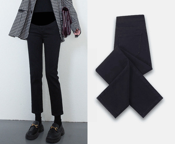 Τζιν για εγκύους - με ψηλή μέση και τσέπη