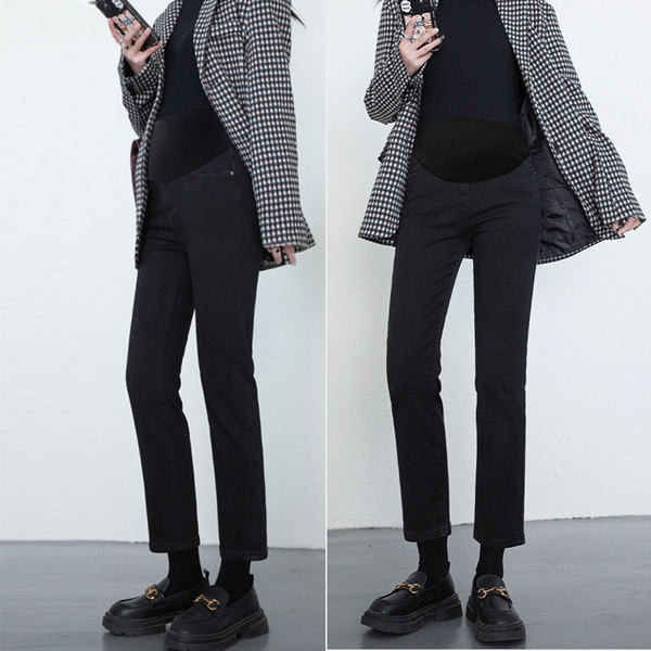 Τζιν για εγκύους - με ψηλή μέση και τσέπη