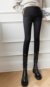 Γυναικείο κολάν για εγκύους σε σκούρο χρώμα