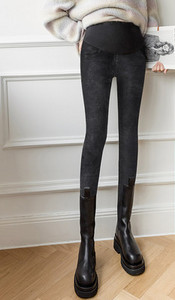 Γυναικείο κολάν για εγκύους σε σκούρο χρώμα