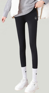 Jambiere elastice de damă cu talie înaltă, cu sigla maternitate