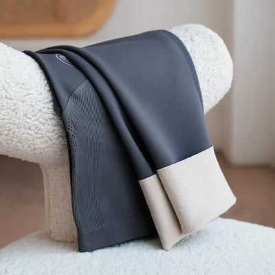 Dámske zimné legíny s vysokým pásom pre tehotné ženy