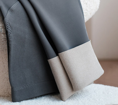 Dámske zimné legíny s vysokým pásom pre tehotné ženy