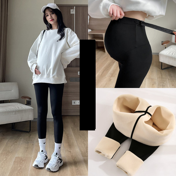 Rasedate naiste püksid, haipüksid sügisel ja talvel retuusid jalas, talvel uus pluss sametine paks jooga Barbie püksid talvekleit